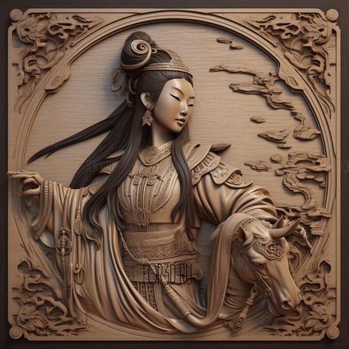 Mulan Mulan 2 stl model for CNC